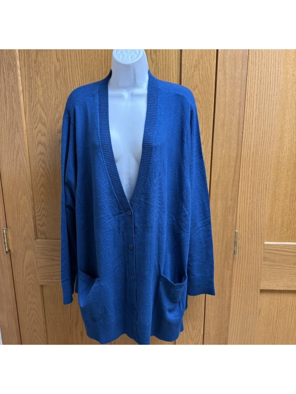 NWT Torrid Blue Cardigan Sweater Top - Size 5X - New